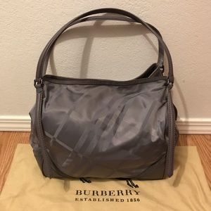 Burberry Nylon Check Canterbury Tote